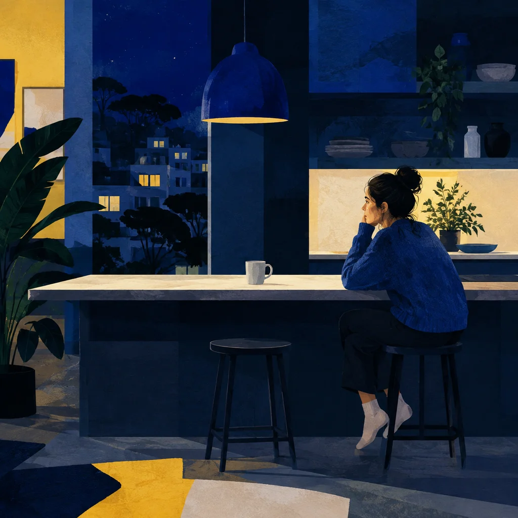 A shared kitchen with everyday objects